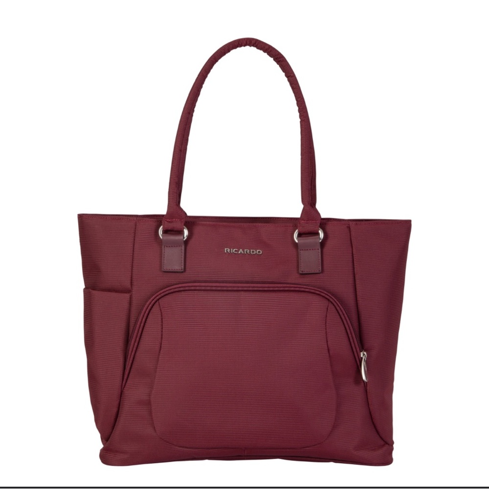 RICARDO BRAND BURGUNDY LAPTOP COMPUTER BAG‎
